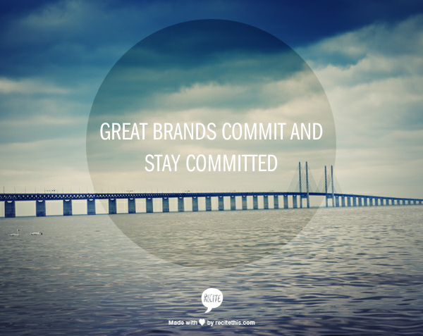 commit and stay committed