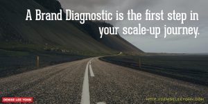scale-up your brand -- start with a brand diagnostic