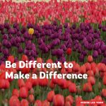 Be Different to Make a Difference